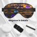 Las Vegas Night View Print Unisex Sleep Mask - Double-Sided Eye Mask for Sound Sleep & Skin Care - Buy Online on GoSupps.com