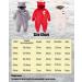 JiAmy Baby Hooded Romper Fleece Snowsuit Jumpsuit | Yellow | 9-12 Months - Buy Online on GoSupps.com