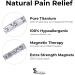 Elegant Magnetic Therapy Bracelet for Women | Titanium & Czech Crystal | Pain Relief for Arthritis & Carpal Tunnel Syndrome - Buy Online on GoSupps.com