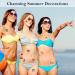 ADXCO Summer Pool Party Tattoos - 144 Pieces Waterproof Temporary Tattoos for Kids and Adults - Tropical Luau Themed Designs - 6 Sheets, 24 Styles - Beach Party Decorations and Favors - Buy Online on GoSupps.com