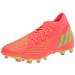 adidas Unisex-Adult Edge.4 Predator Flexible Ground Soccer Shoe 6.5 Women/6.5 Men Solar Red/Solar Green/Black (Sock)