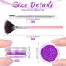 24 Colors Nail Glitter Set - Fine Glitter Powder for DIY Nail Art Face Body & Eyeshadow - International Shipping Available - Buy Online on GoSupps.com