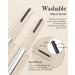 Washable Metal Rod 3D Mascara-1Pcs Waterproof Brown Extra Slim Tubing Mascara Volume and Length Long Lasting Smudge-proof Curling Eyelash Iron Brush Wand Mascara Mother's Day Gift for Women-02Brown 1pcs Brown - Buy Online on GoSupps.com