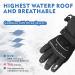 BQA Kids Ski Gloves - Waterproof Winter Cold Weather Snowboard Snow Warm Gloves for Boys & Girls - Black X-Small - Buy Online on GoSupps.com