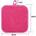 Bloom Seed Makeup Remover Cloths - Reusable Microfiber Face Cleaning Cloths - 8x8 inch Pink (6 Pack) for Eco-Friendly Beauty - Buy Online on GoSupps.com