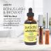 PURA D'OR Organic Jamaican Black Castor Oil 4oz - Cold Pressed, Hexane Free | Includes 2 Bonus Brushes | Natural Smoky Scent | Fuller Lashes & Brows | Growth Serum - Buy Online on GoSupps.com