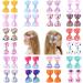 40PCS Unicorn Baby Girls Hair Bows Alligator Clips - Grosgrain Ribbon Barrettes for Kids - Buy Online on GoSupps.com