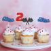 Maicaiffe Two Fast Cupcake Toppers Race Car Birthday Cupcake Toppers 2nd Birthday Two Cool Racing Party Dessert Decors Racing Party Decorations 24Pcs Glitter - Buy Online on GoSupps.com