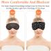 2 Pcs Silk Sleep Mask - Adjustable Blackout Eye Masks for Men & Women | Soft Breathable 100% Mulberry Silk | Comfortable Night Blindfold - Buy Online on GoSupps.com