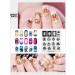 KADS Nail Art Stamping Plates Set Image Template Stencils Pattern with Stamping Plates Holder Case Organizer (ZO016) - Buy Online on GoSupps.com