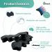 Pedimend Gel Toe Separator & Bunion Corrector - Black Toe Spacers for Toe Alignment & Pain Relief - Buy Online on GoSupps.com