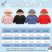 Kids4ever Winter Hooded Jacket for Baby Boys and Girls | Windproof Fleece Outerwear Snowsuit with Pockets | Black, 12-18 Months - Buy Online on GoSupps.com