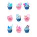 30 Stand Up Gender Reveal Boy Girl Baby Shower Themed Edible Wafer Paper Cake Toppers Decorations
