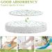 3-Pack Cleaning Kitchen Sponges Oval Daisy Watercolor Blue Kitchen Cellulose Dishwashing Wood Pulp Cotton - Buy Online on GoSupps.com
