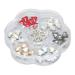 JUOPZKENN 1 Box Nail Art Rhinestones Resin Nail Art Ornaments Shiny Nail Accessories for Nail Decoration