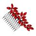 Didiseaon Bridal Headwear Wedding Hair Clips for Brides Bridal Hair Comb Hair Combs for Women Decorative Hair Side Combs Decorative Hair Combs for Women Accessories Rhinestone Hair Side Comb