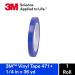 3M Vinyl Tape 471+ Indigo 1/4 x 36 yd - Fine Line Tape for Paint Masking & Striping | High-Temperature, Stretchable | Ideal for Color Separation & Complex Designs - Buy Online on GoSupps.com