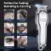 Professional Hair Clippers for Men - Cordless T-Blade Beard Trimmer Kit with LED Display | Ideal for Hair Cutting & Grooming Women & Kids - Buy Online on GoSupps.com