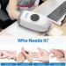 RENPHO Electric Hand Massager for Arthritis and Carpal Tunnel Relief - 6 Levels of Compression, Heat Therapy, Wrist, Palm, Finger Pain Relief - A-white - Buy Online on GoSupps.com