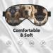 Cute Dog Bone Bowl Woof Paw Print Unisex Sleeping Eye Mask Soft Comfortable Light-Blocking Eye Mask - Buy Online on GoSupps.com