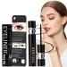 Probuk Precision Waterproof Liquid Eyeliner Black Liquid Eyeliner with Felt Tip Applicator Quick Drying Liquid Micro Pen Long Lasting Smudge-Proof All Day Professional Makeup-Matte Finish