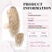 REECHO 26 Long Beach Wave Drawstring Ponytail Extension - Synthetic Hairpiece for Women - Medium Blonde - Buy Online on GoSupps.com