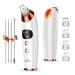 Blackhead Remover Vacuum Pore Cleaner,Siyaluens Facial Pore Acne Comedone Whitehead Extractor with 5 Suction Power & 5 Probes,Hot Compress,3 Beauty Lamps,Electric USB Rechargeable Black Head Suction model2