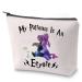 BAUNA Patronus Gift Cartoon Character Lovers Zipper Pouch Makeup Bag Pencil Bag for Fans Patronus E
