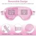 Gamufw Cooling Eye Mask Hot Cold Therapy Gel Eye Mask for Puffy Eye Migraine Relief Headache Dark Circles Dry Eyes Swollen Eyes Sinus Pain (Pink) - Buy Online on GoSupps.com