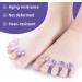 MINAYANLEO 3 Pairs Soft Gel Toe Separators Toe Spacers Toe Stretchers Separators for Overlapping Toes Correct Bunions Hammer Toe Foot Pain Relief - Buy Online on GoSupps.com