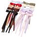 10PCS Hair Bows for Women Tassel Ribbon Hair Clip with Long Tail French Bow Hair Clips Solid Hair Ribbons for Women Girls - Buy Online on GoSupps.com