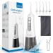 Mouth shower wireless 4 cleaning modes 5 nozzles Renpho mouth shower test winner 300ml water tank tooth shower IPX7 waterproof portable oral error tongue cleaner for oral care & dental care