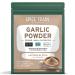 SPICE TRAIN Garlic Powder (200g/7oz) 100% Raw Ground Garlic from India | Resealable Zip Lock Pouch | Garlic Powder Seasoning for Cooking | Vegan & Gluten free Powdered Garlic
