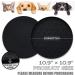 Avydiif Silicone Dog Cat Bowl Pads - Waterproof Slipproof 28cm x 28cm Dishwasher Safe - 2 Black Mats for Pets - Buy Online on GoSupps.com