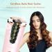 Cordless Automatic Hair Curler with LCD Display - Portable USB Rechargeable Iron for Travel - Pink - Buy Online on GoSupps.com