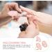 Lurrose 3pcs Rings Nail Gel Polish Tool Set | Manicure Mixing Pallet Nail Art Supplies & DIY Paint Trays - International Shipping Available - Buy Online on GoSupps.com