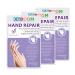 3 Pairs Hands Moisturizing Gloves Hand Skin Repair Renew Mask w/Infused Collagen Moisture Enhancing Gloves for Dry Aging Cracked Hands (Lavender) Classic style