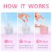 Foaming Hand Soap Refill Tablets - 8 Pack (70 fl oz) | Moisturizing Rose Hand Wash Pods for Soft Hands - Buy Online on GoSupps.com