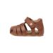 Falcotto Alby-Closed Toe Fisherman Leather Sandals 4 UK Brown