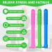 3PCS Mint Flavored Chewable Essential Oil Breath Stick Pure-Locked Flavor Breather Chew Stick Chewable Oral Fixation Tool with 6 Refill Cores for Travel/Office/Car 3pcs polychrome - Buy Online on GoSupps.com