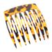 Mikinona leopard print hair combs for women accessories fine hair European and American hair combs for women decorative hair combs for women accessories