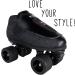 VNLA Junior Stealth Jam Skates - Indoor Unisex Roller Skates Men 13 / Women 14 - Buy Online on GoSupps.com