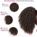 Afro Kinky Wig Curly Clip Ponytail Curly Wave Hair Wigs with Drawstring Hair Extensions for African Kinky (Brown) 25cm 120g 009a - Buy Online on GoSupps.com