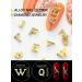 52Pcs Rhinestone Letters Nail Studs - Gold Silver 3D Alphabet Charm for DIY Manicure - Women's Nail Jewelry & Crafts - Buy Online on GoSupps.com