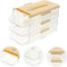 PRETYZOOM Egg Holder Fridge Egg Storage Box Eggs Refrigerator Fridge Kitchen Egg Holder Egg Holes Trays Portable Egg Carton - Buy Online on GoSupps.com