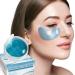 LKSJBQ 30 pairs of eyes eye pads against dark circles eye mask rich hyaluronic acid collagen effectively reduce folds and swelling dark circles has moisturizing function 30 pairs blue