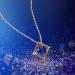 Women's Map Pendant Twelve Necklace Constellation Wild Necklace Simple Personality Clavicle Star Necklaces & Pendants Simulated Diamond Initial Necklace (F One Size) - Buy Online on GoSupps.com