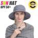 USHAKE Safari Hat with Hidden Net Mesh - Grey | Sun Protection Bucket Hat for Outdoor Activities - Buy Online on GoSupps.com
