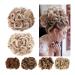 Messy Bun Hair Piece for Women Synthetic Hair Bun Curly Chignon Short Messy Wave Curly Hair Bun Extension Comb Clip in Ponytail Extension Updos Hairpieces for Women Fake Hair Accessories for Women Color2