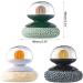 Steel Scrubber for Kitchens Bathroom Handle Stainless Steel Sponge Wire Metal Scrubber Kitchen Dish Scrub Pad Wire Ball Cleaning Ball Dark Green - Buy Online on GoSupps.com